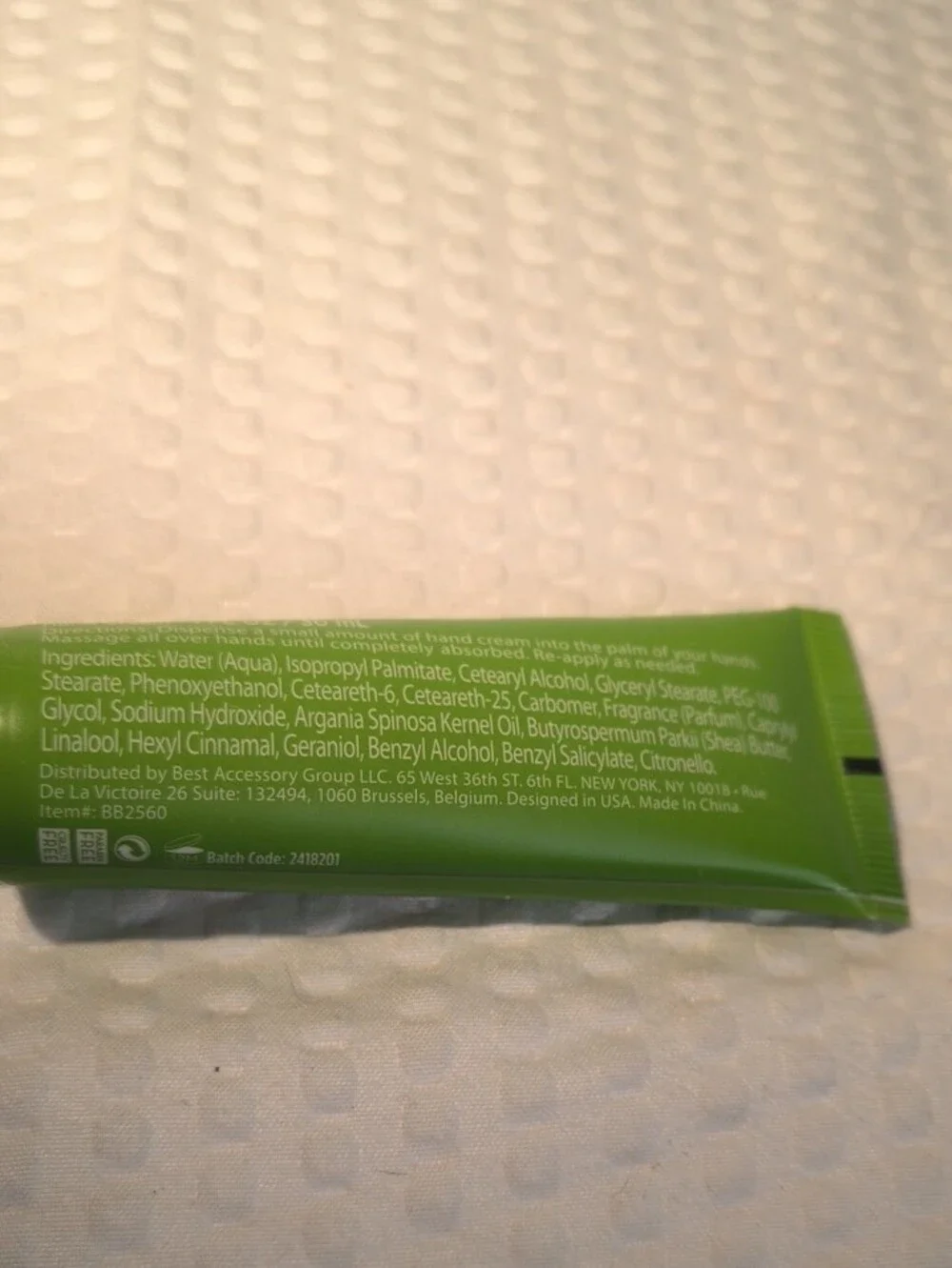 My Beauty Spot Peppermint Swirl Hand Cream - Green